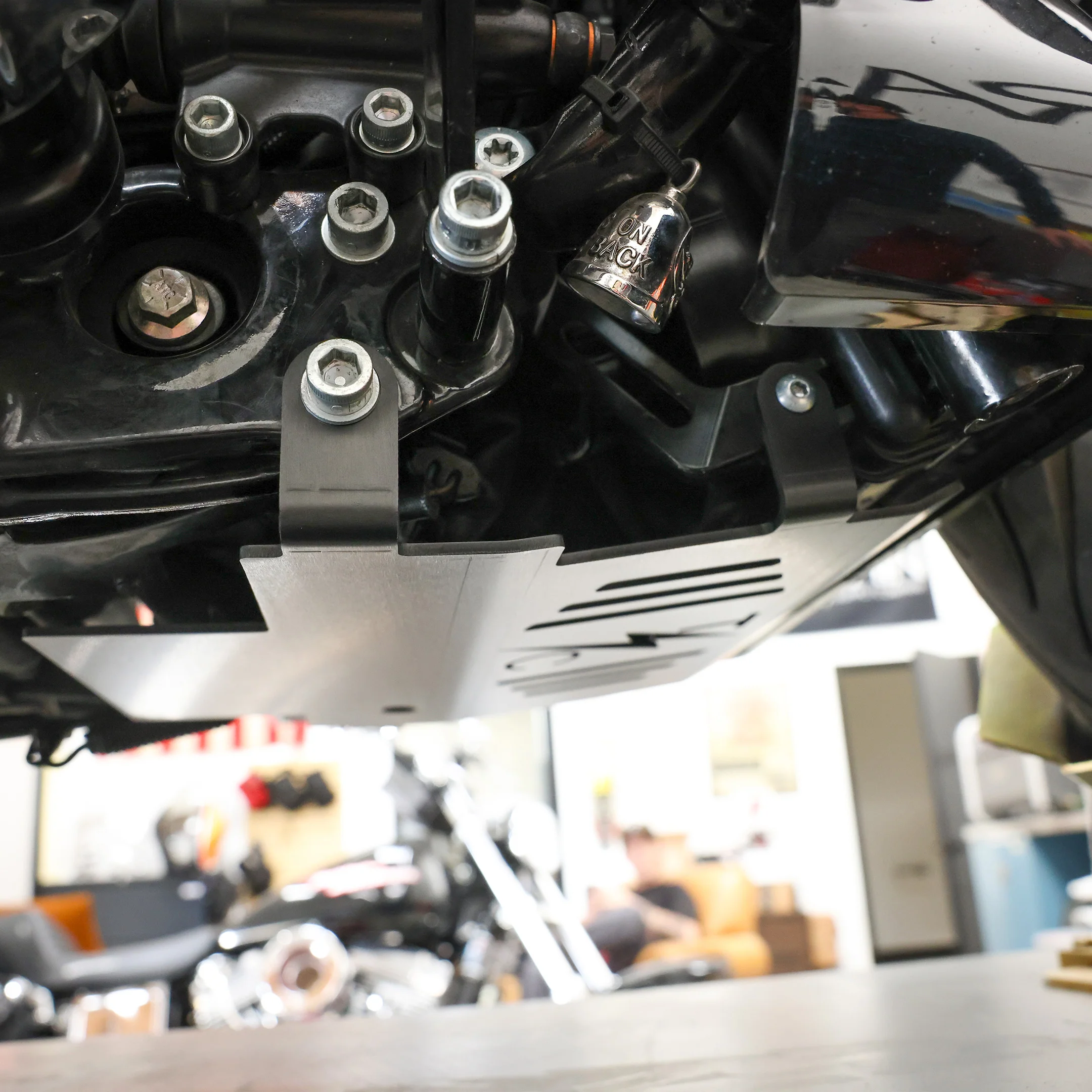 The Original 2024+ Touring Skid Plate - Black - Image 4