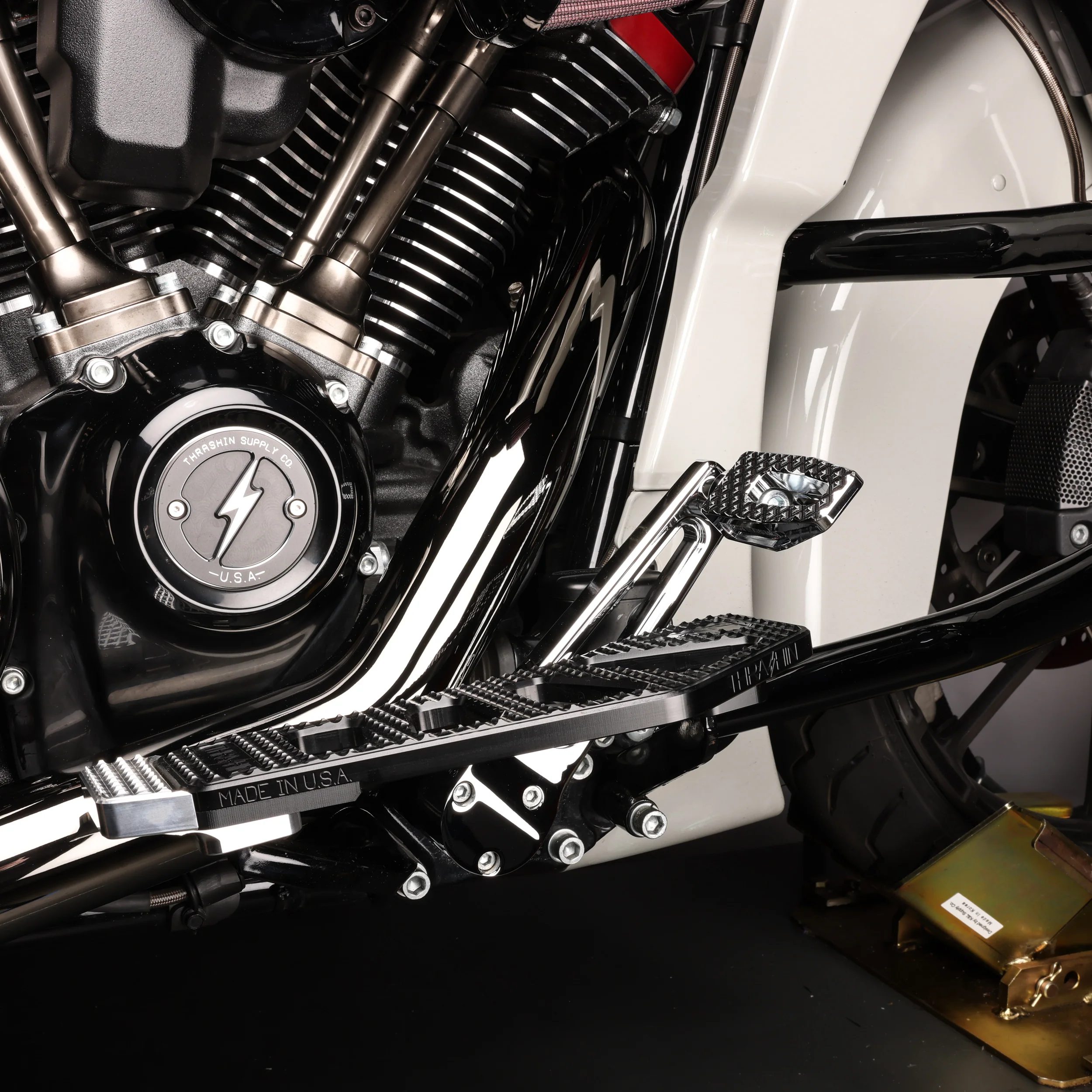 Adjustable Bagger Brake Arm - Chrome - Image 3