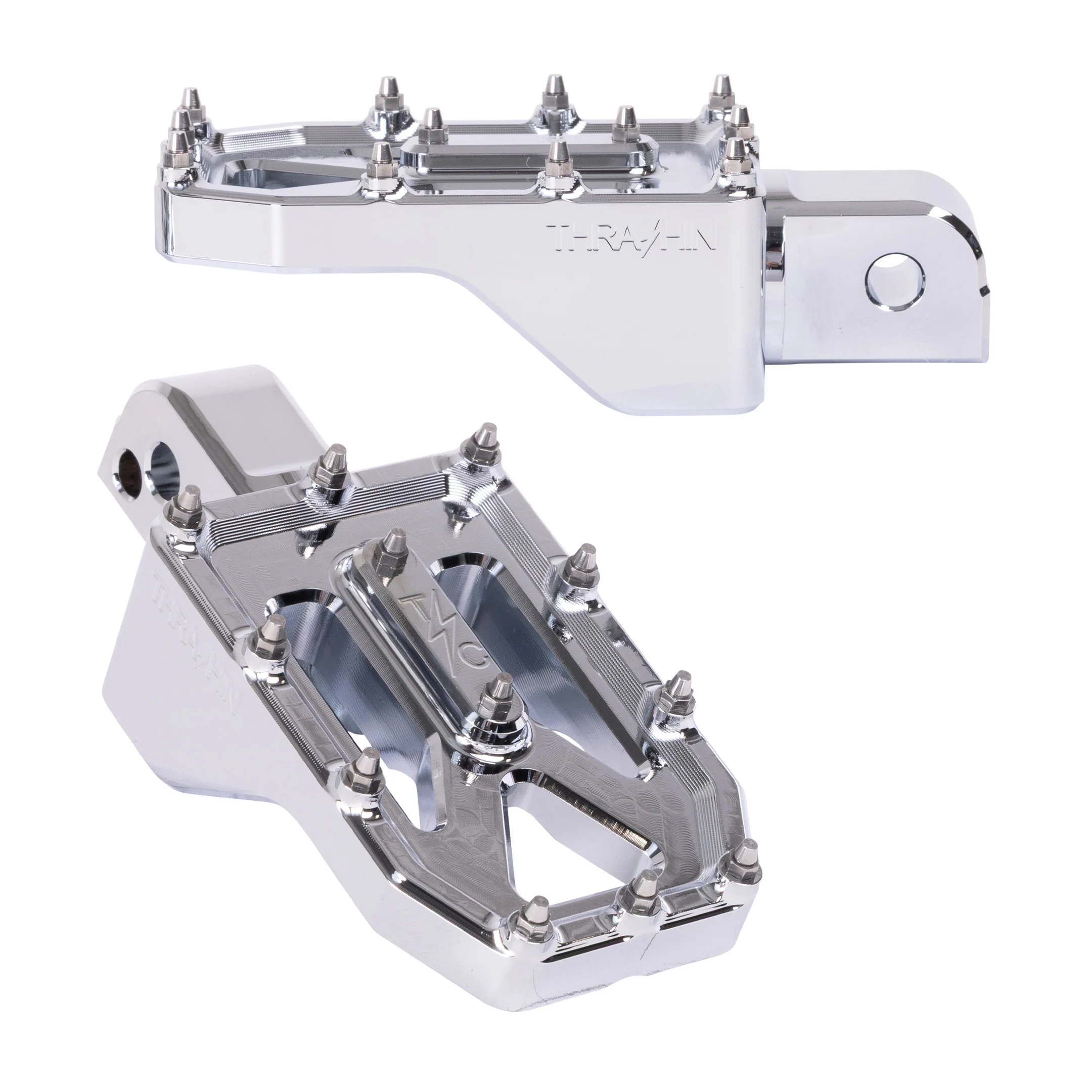 Aggressor Foot Pegs - Chrome - Image 3