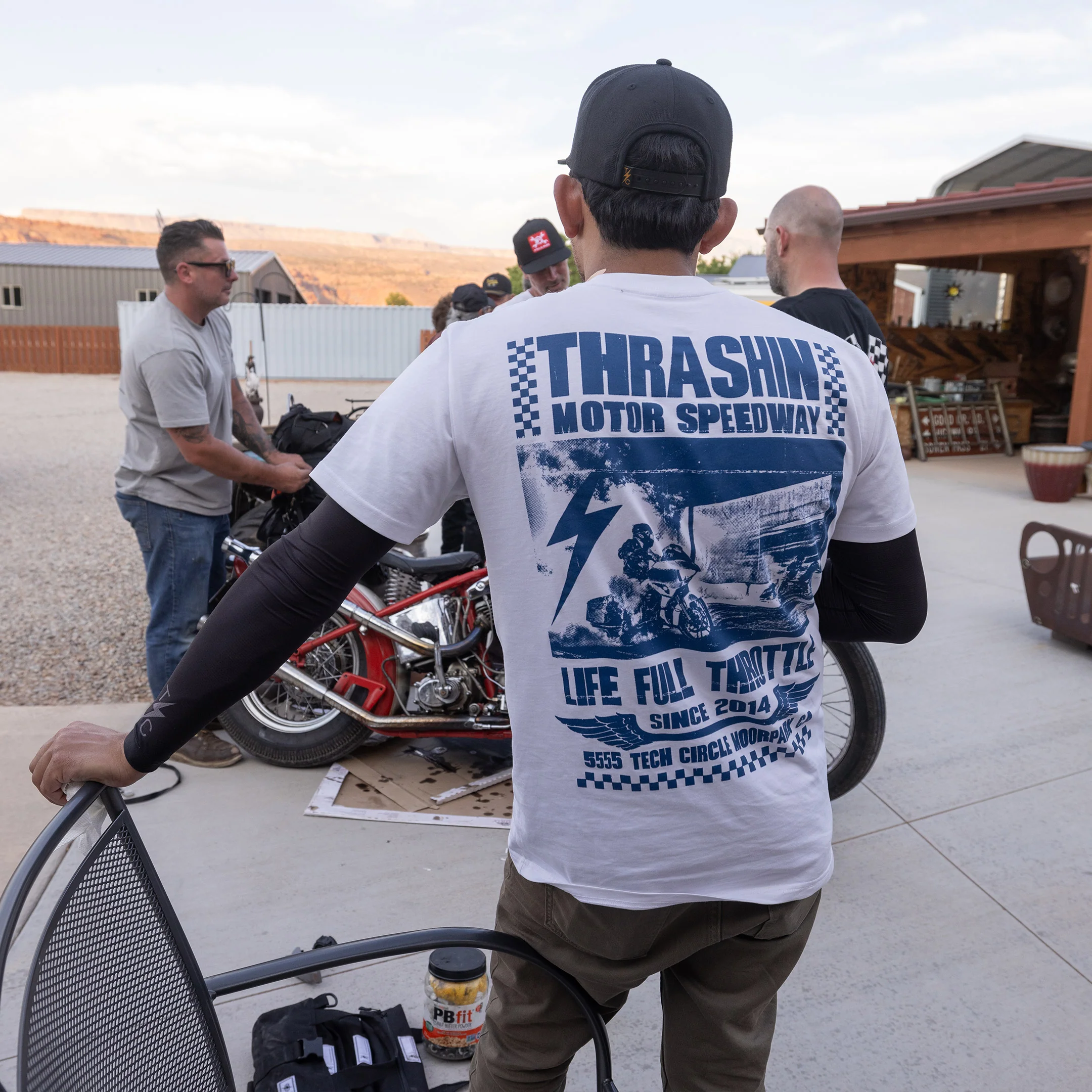 Full Throttle Tee - White - Image 4