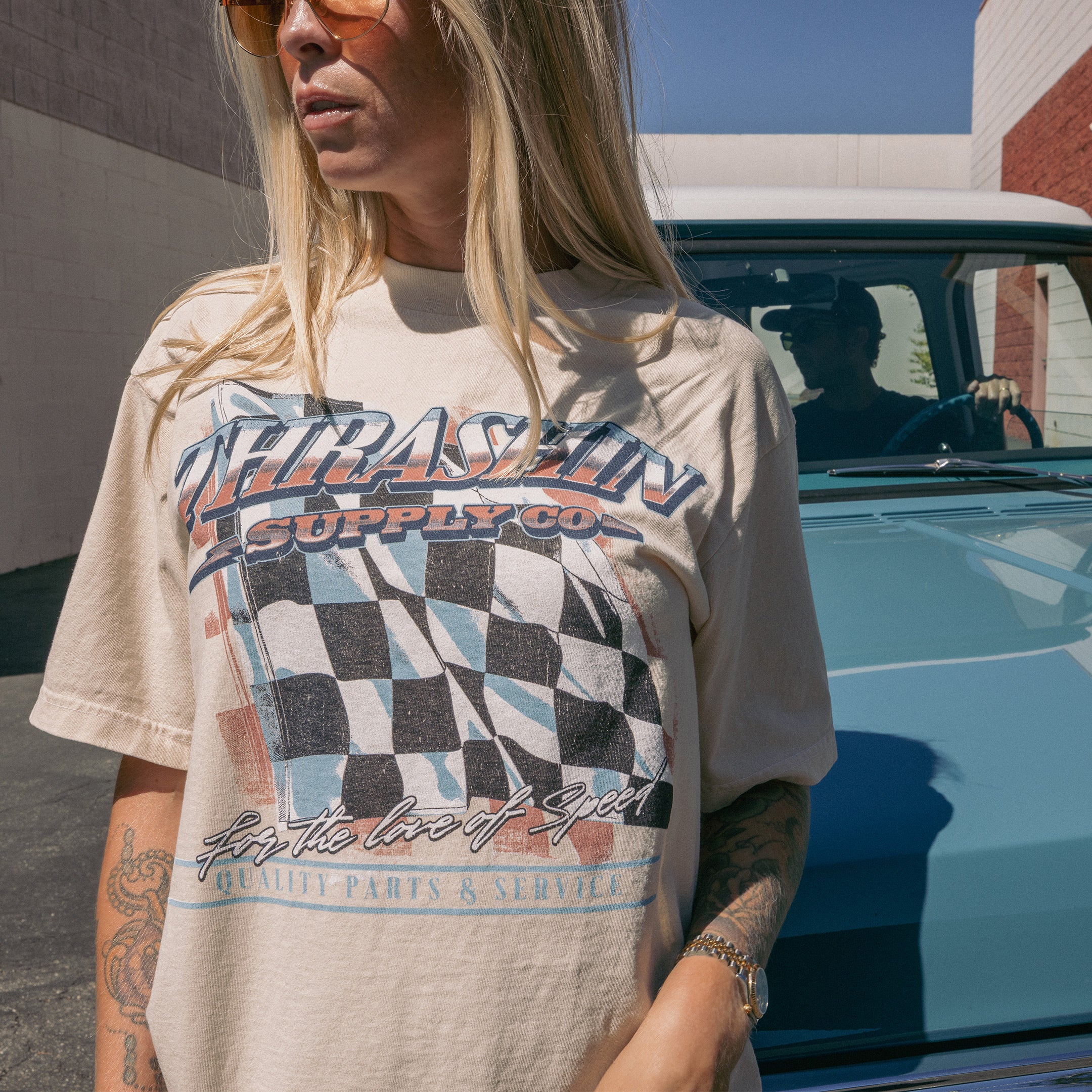Love of Speed - Women's Tee - Cream - Image 4