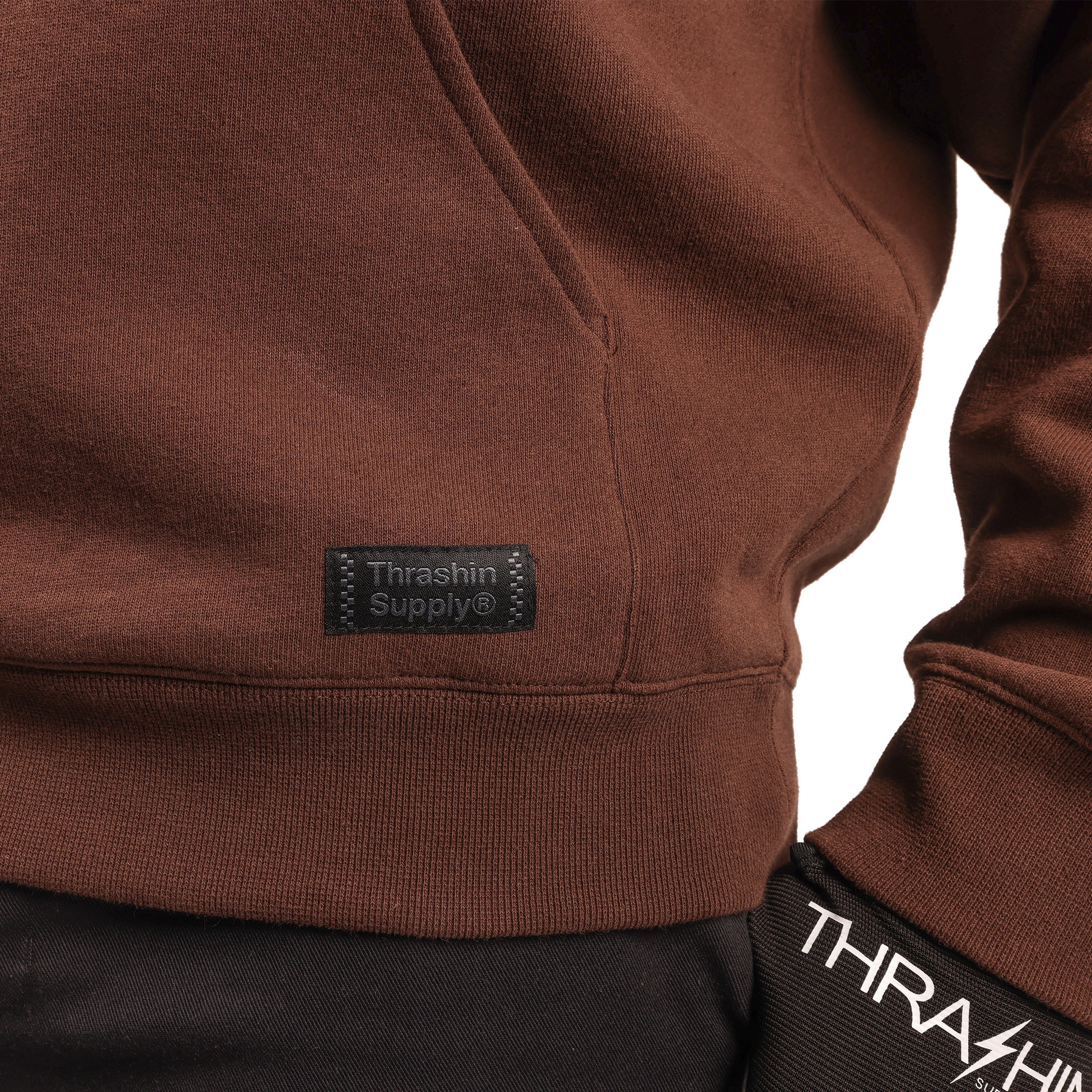 Official Pull-Over Hoodie - Embroidered - Brown - Image 9