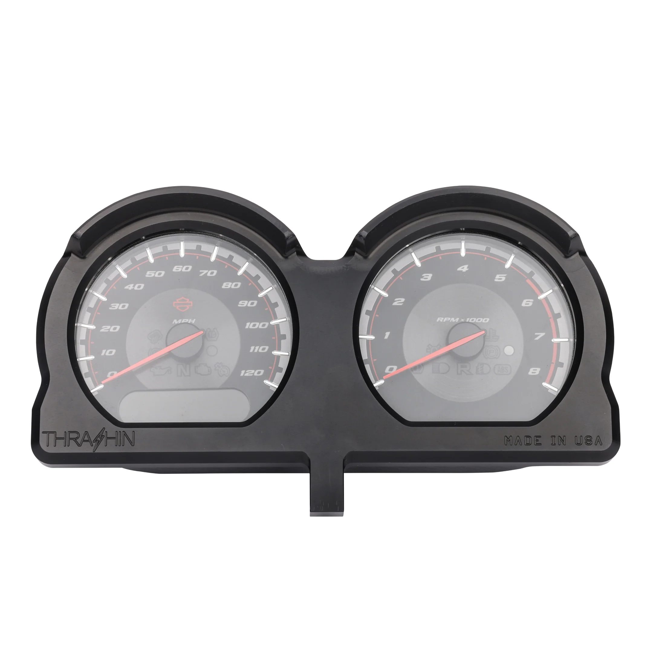 Road Glide Gauge Relocation- Black - Image 2