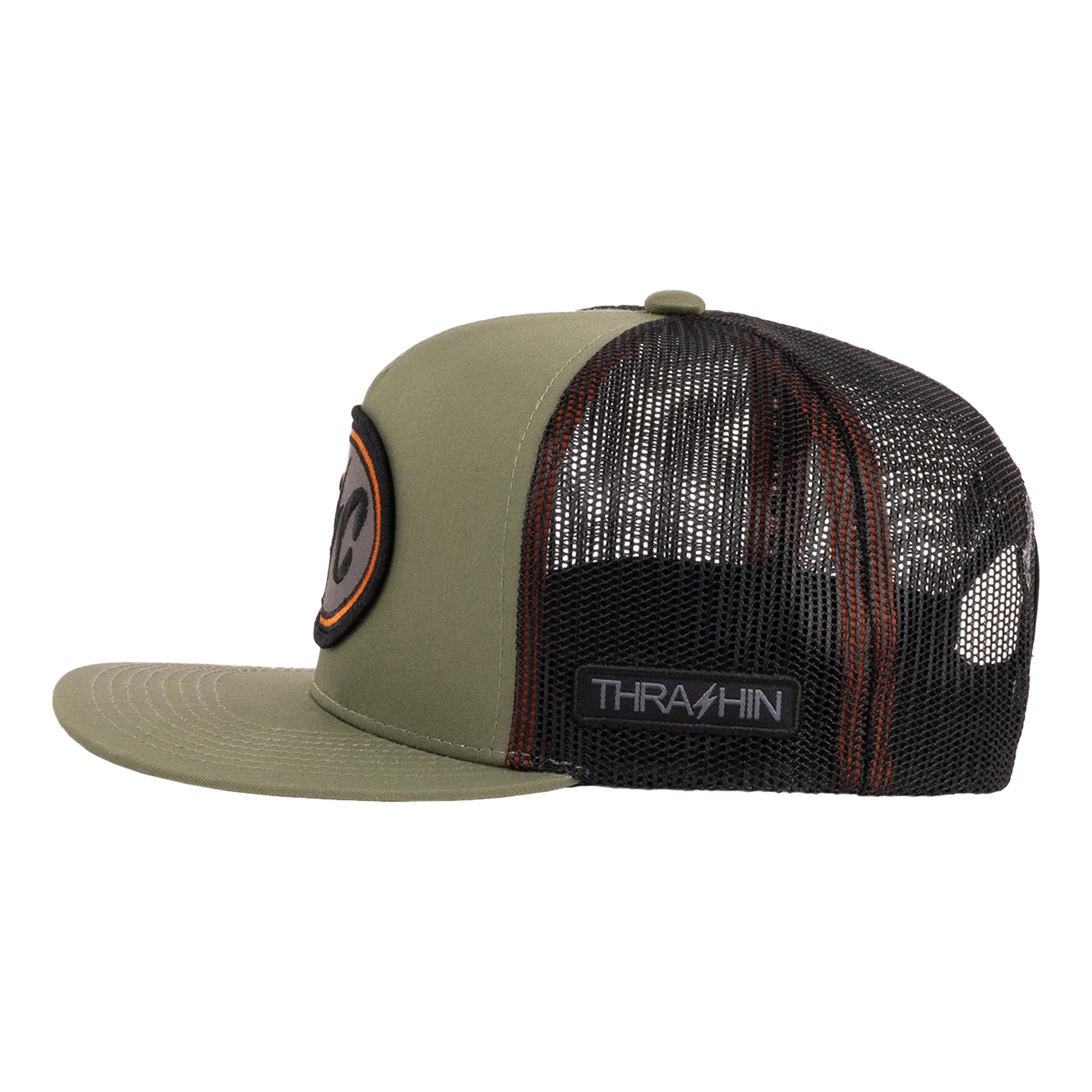 Shield Snapback - Green | Structured Curved Bill - Image 3