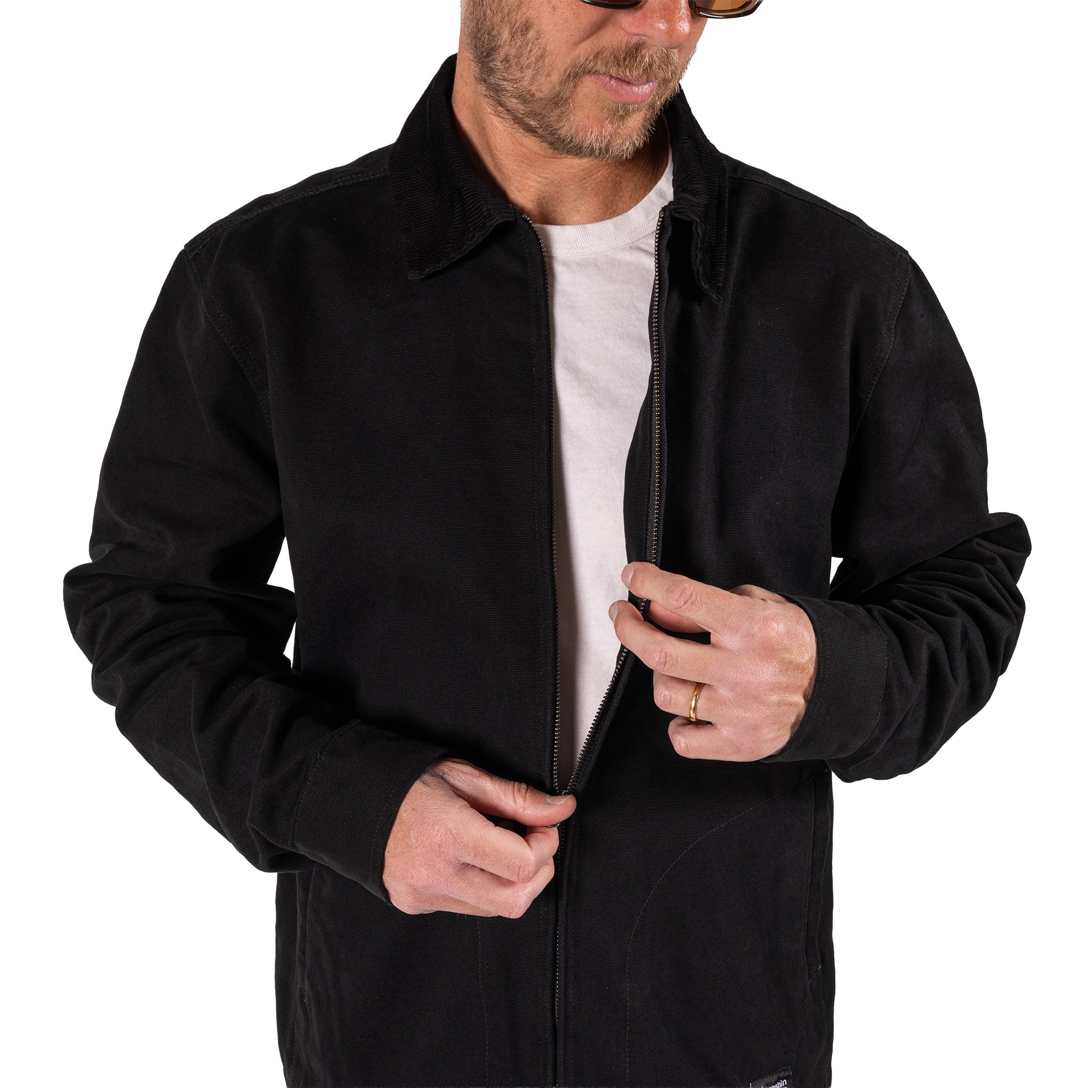 Shop Jacket | Canvas - Black - Image 12
