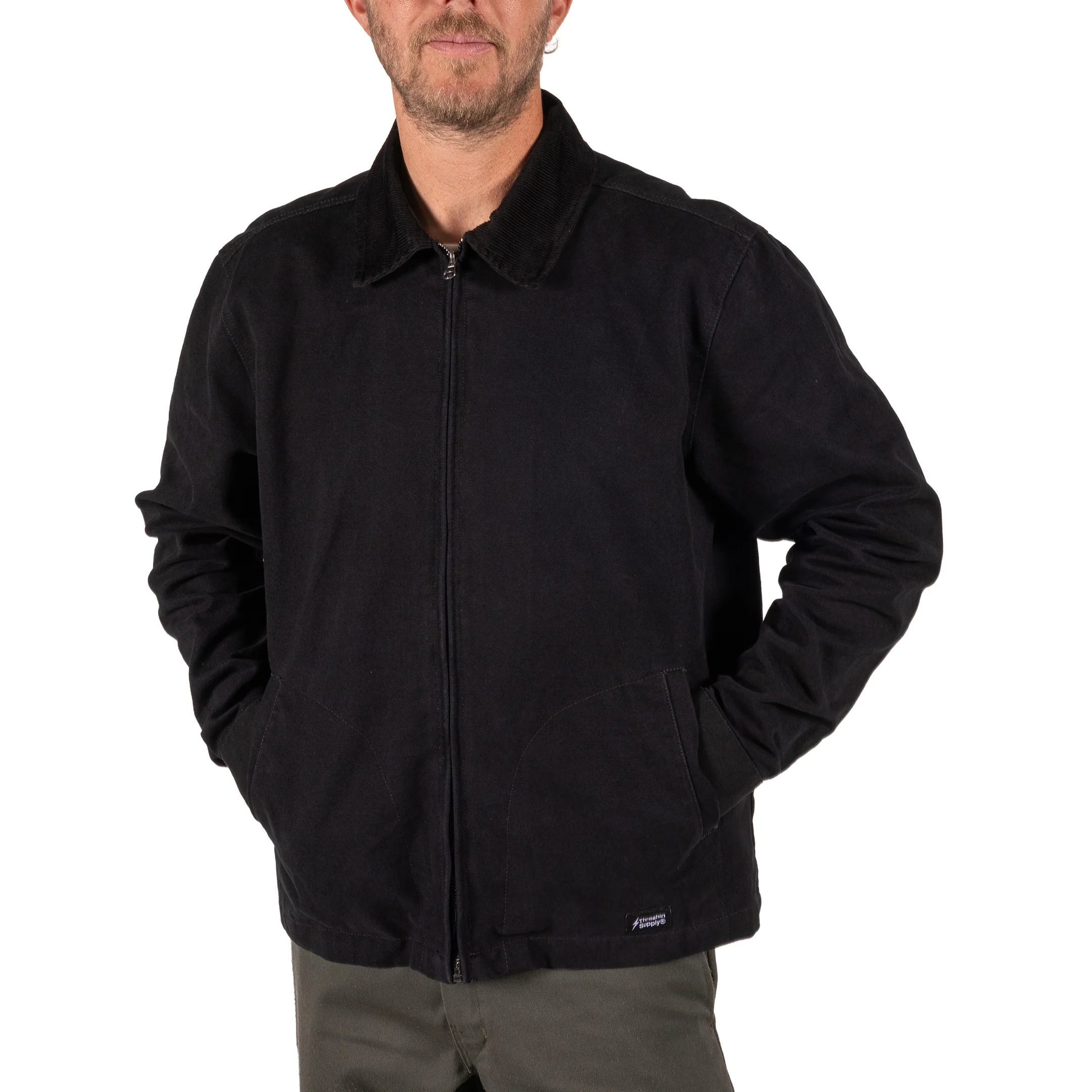 Shop Jacket | Canvas - Black - Image 13