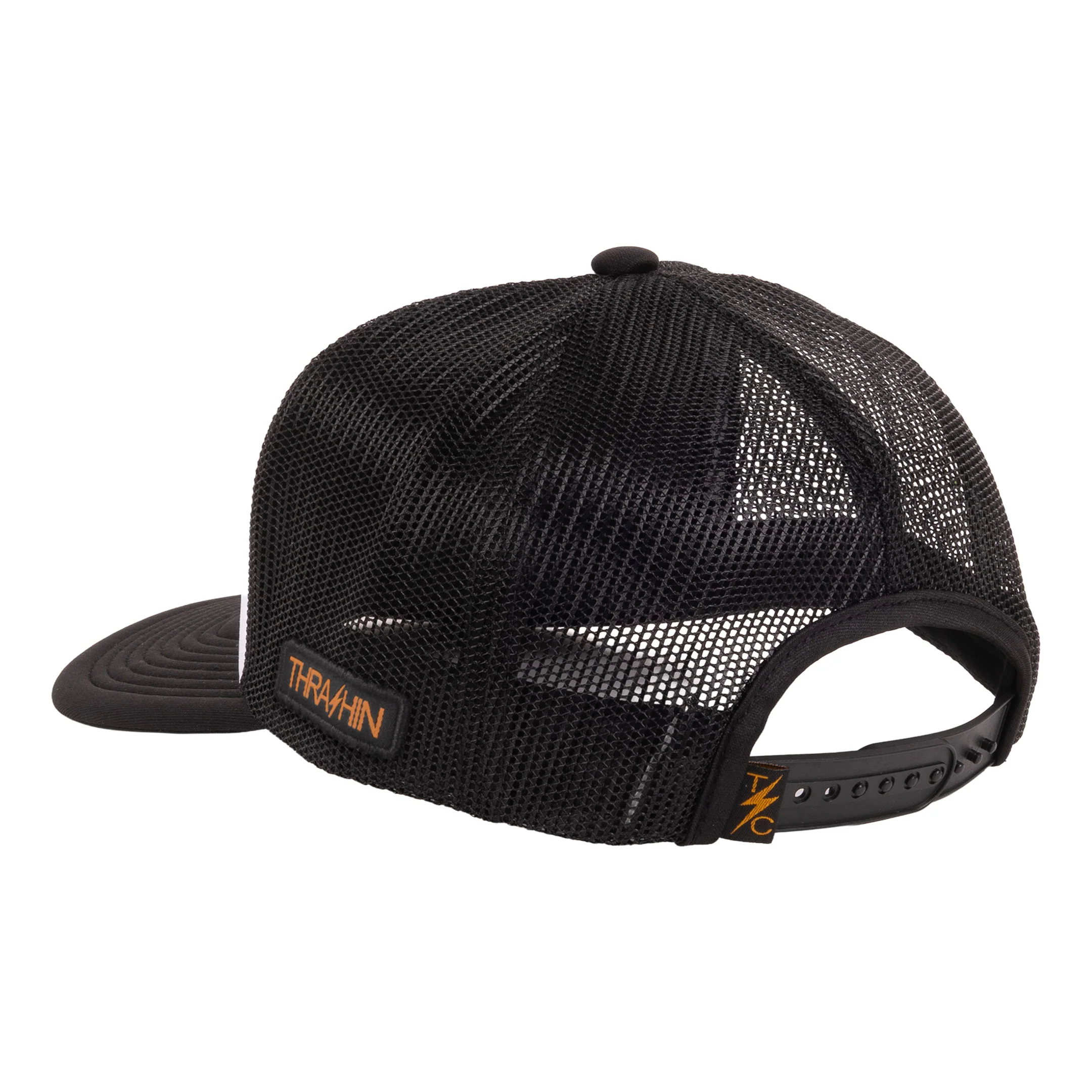 Standard Foam Trucker Snapback - Black/White - Image 3