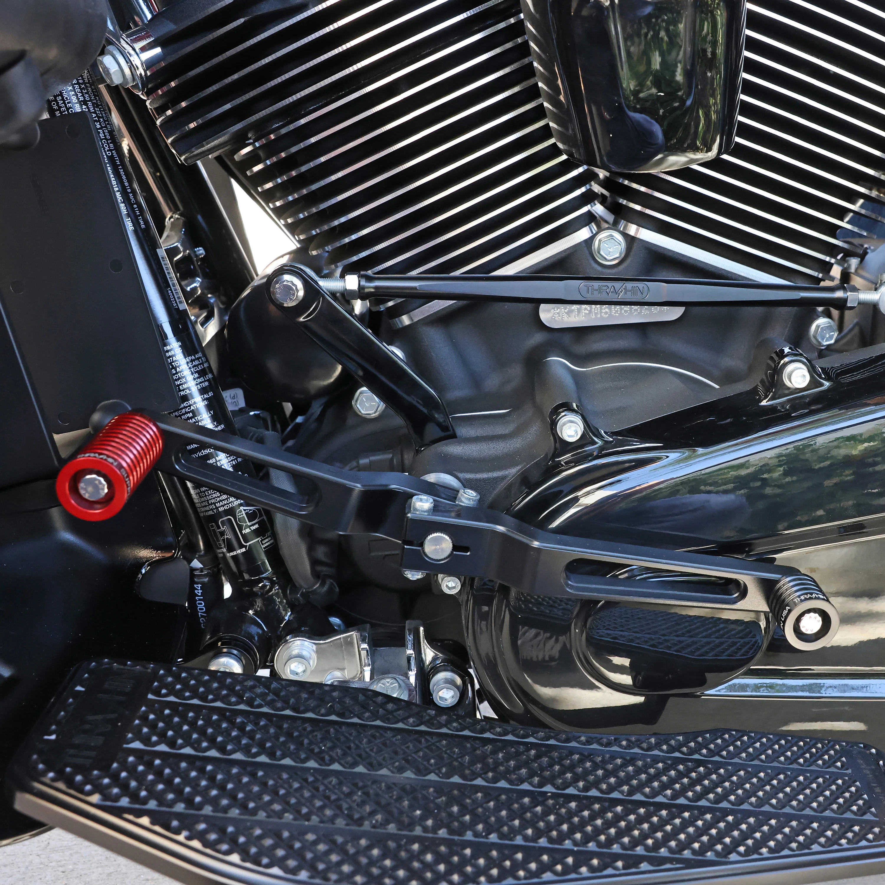 TSC Billet Shift Lever - Touring & FXR Models - Chrome - Image 8