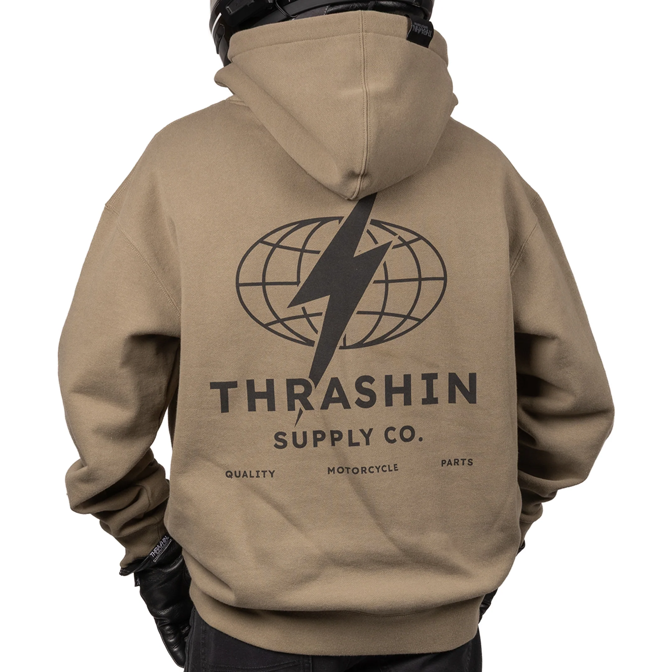 Verse Pull-Over Hoodie - Olive - Image 7